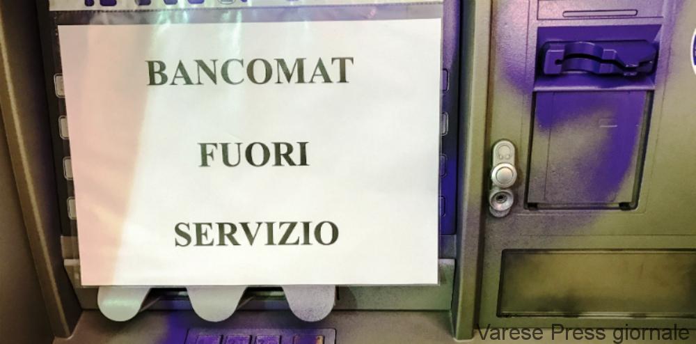 Gallarate: nella notte attacco al bancomat in via Torino