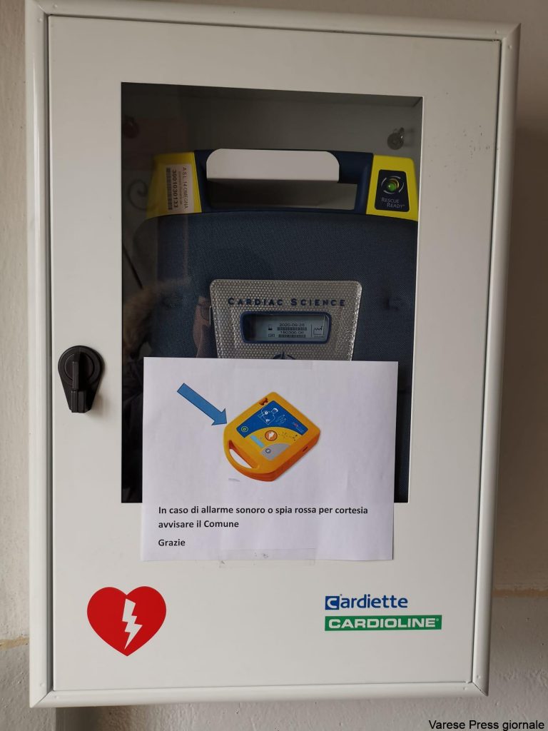Premia, il defibrillatore può salvare una vita